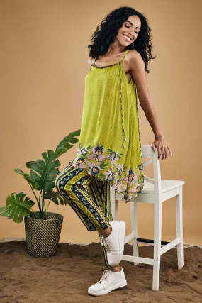 Orchid Bloom Embellished Top With Pants
