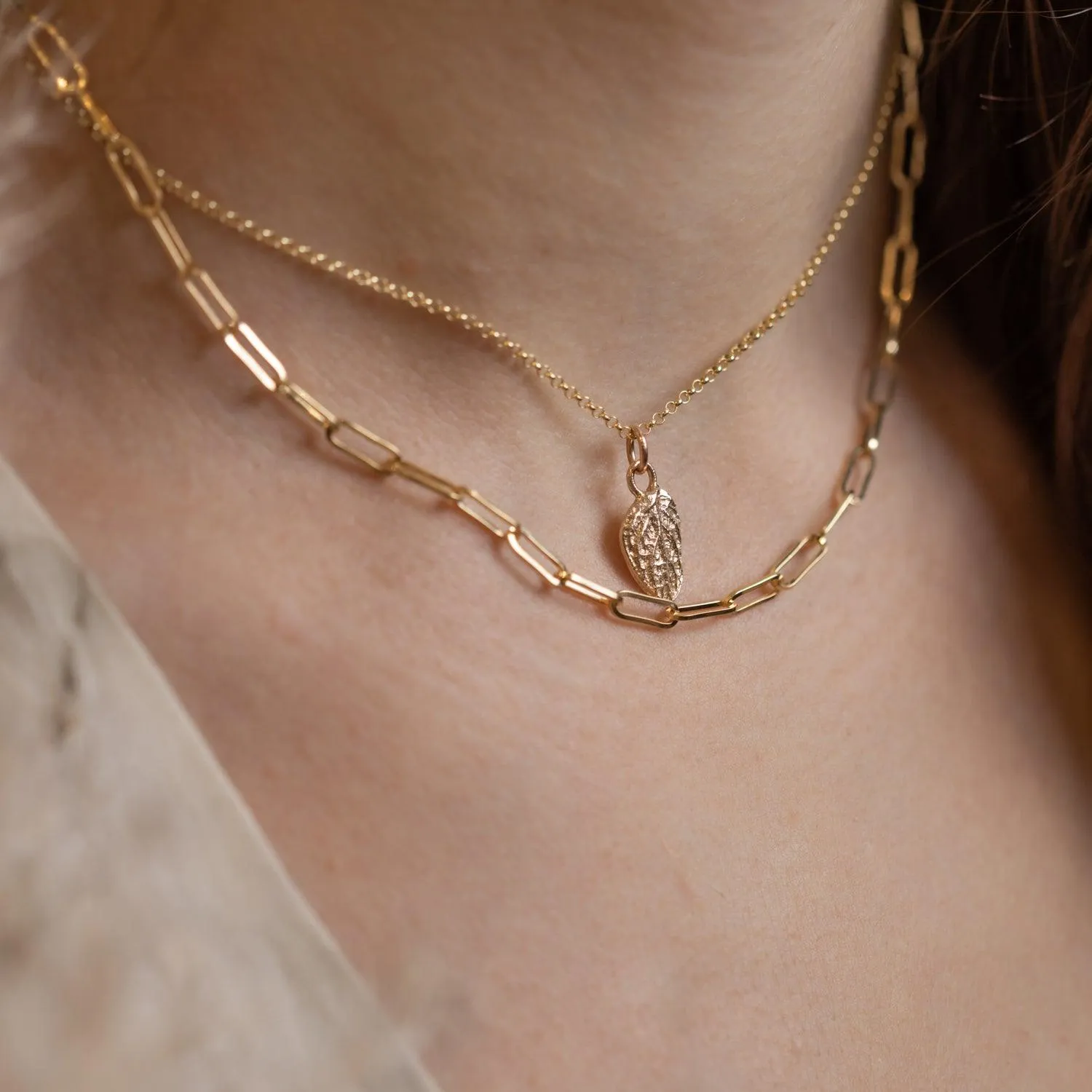 Oregano Pendant | 14k Gold | Small