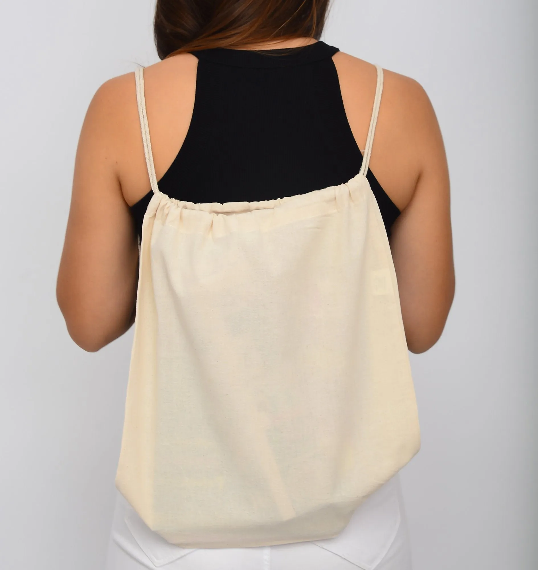 Organic Cotton Canvas Drawstring Bags / Backpacks - OR18