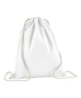 Organic cotton InCo gym sac | White