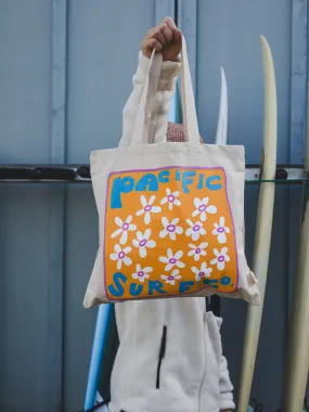 Organic Market Canvas Bag / Flower Power