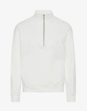 Organic Quarter Zip - Optical White