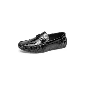 Ostranuxe Croc-Texture Loafers
