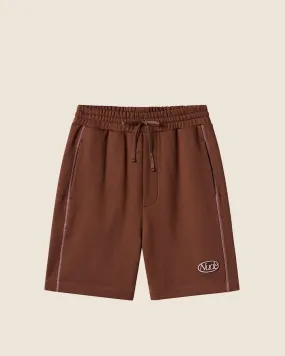 OVERLOCK SHORTS BROWN