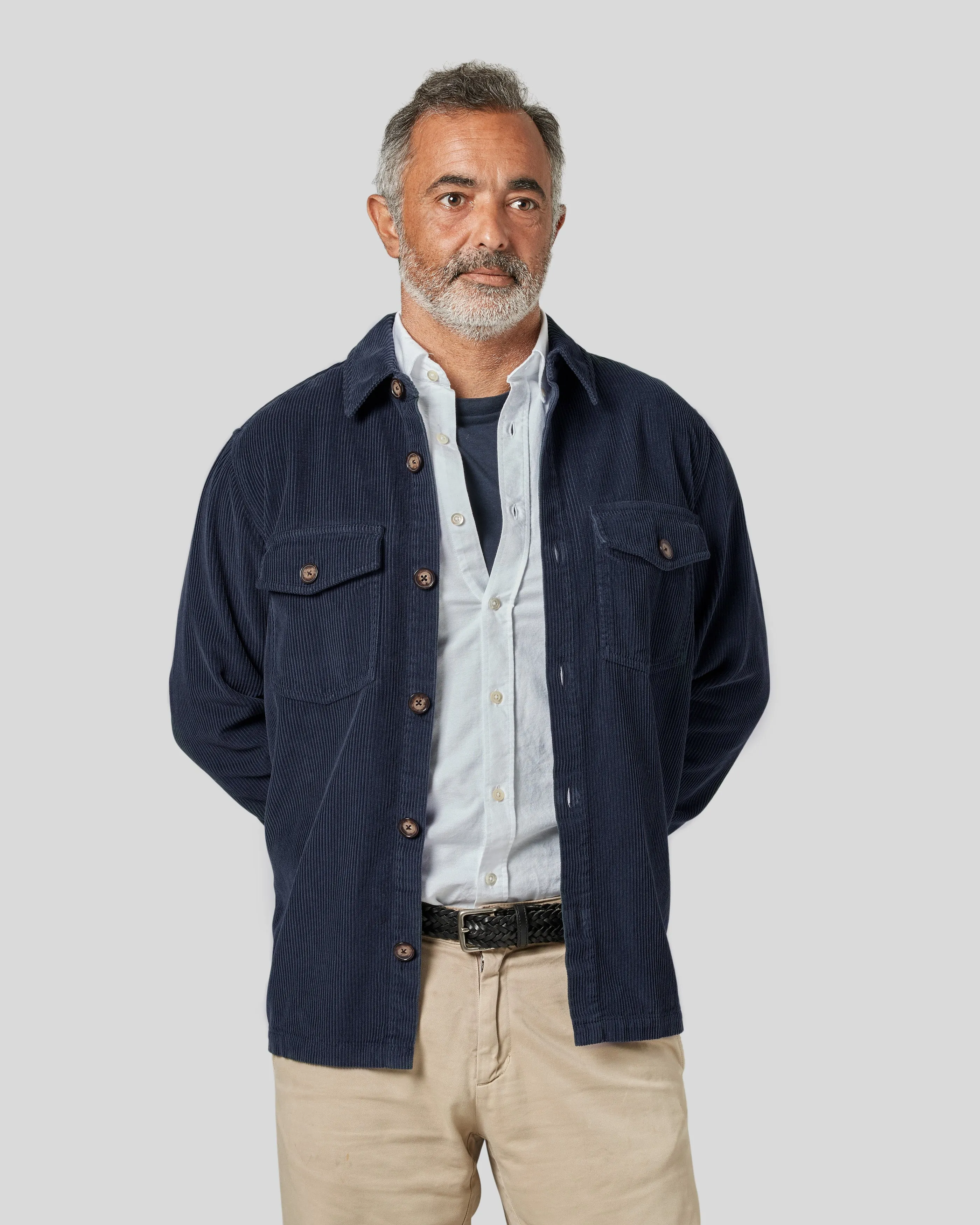 OVERSHIRT CORD - NAVY