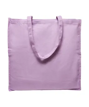 Oversized canvas tote bag | Soft Lilac