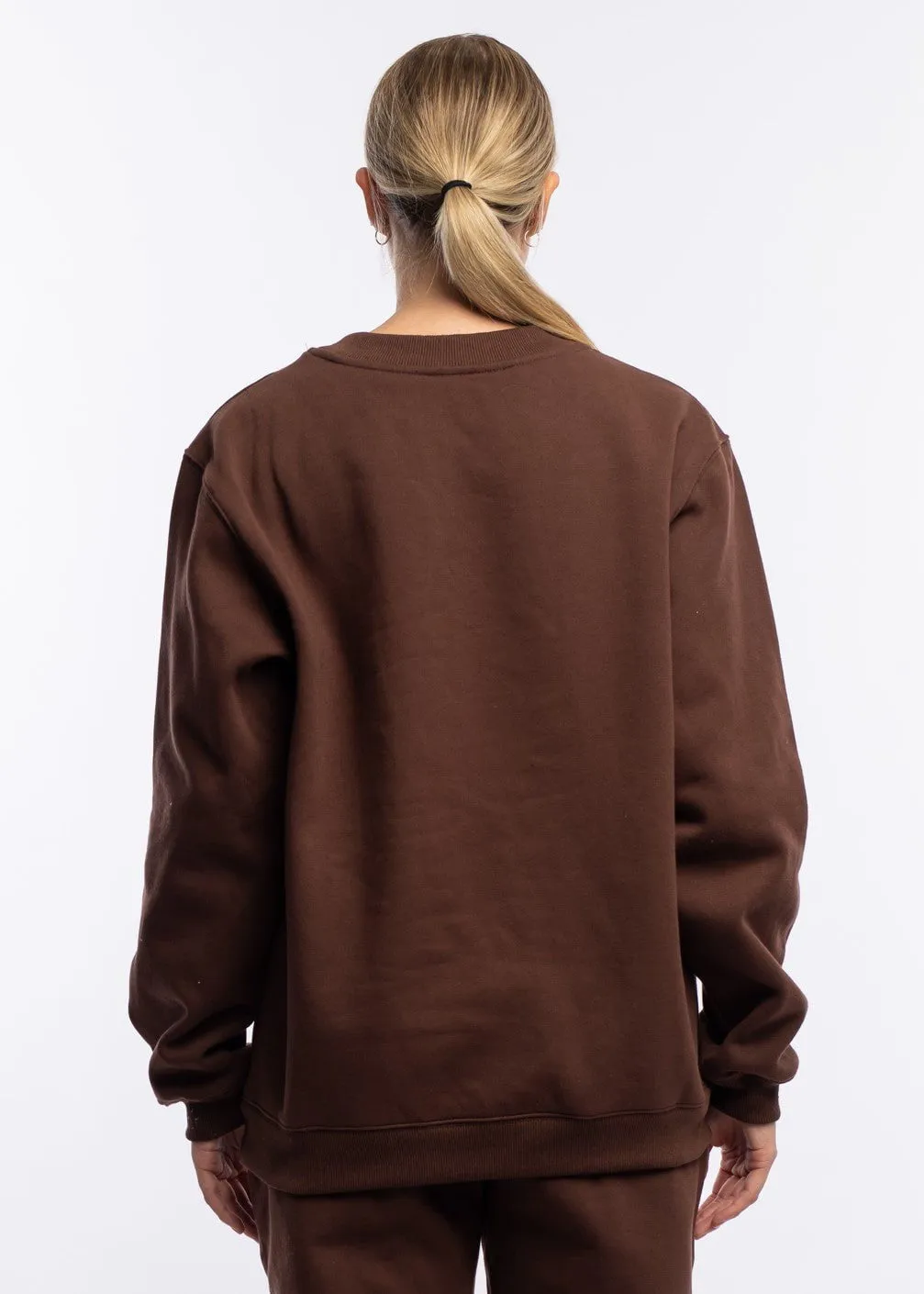 Oversized Crewneck - Chocolate