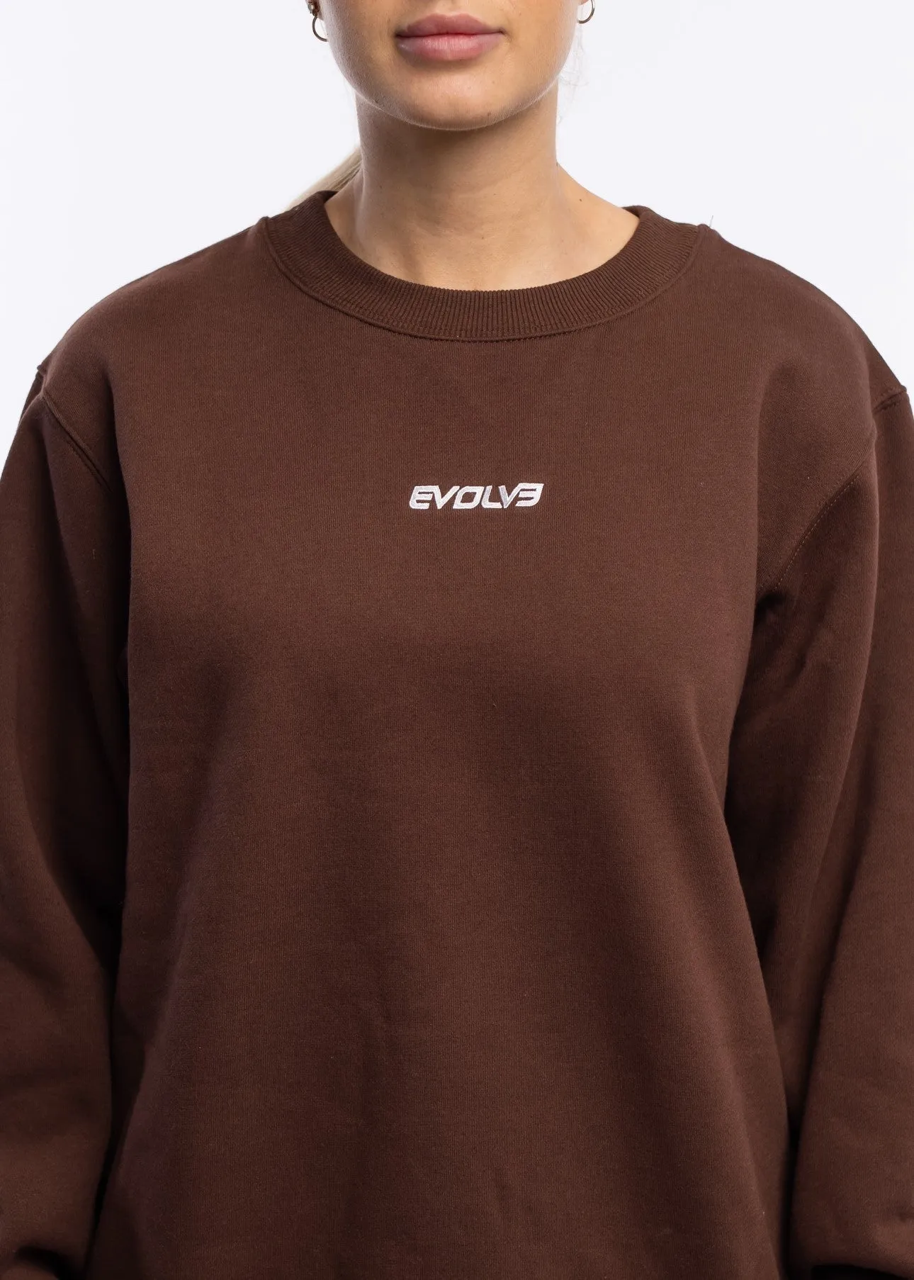 Oversized Crewneck - Chocolate