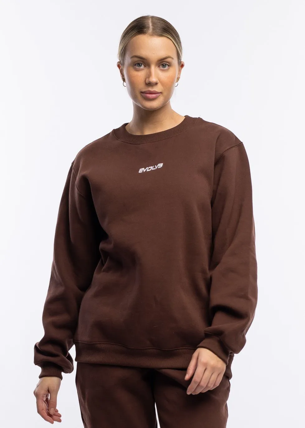 Oversized Crewneck - Chocolate