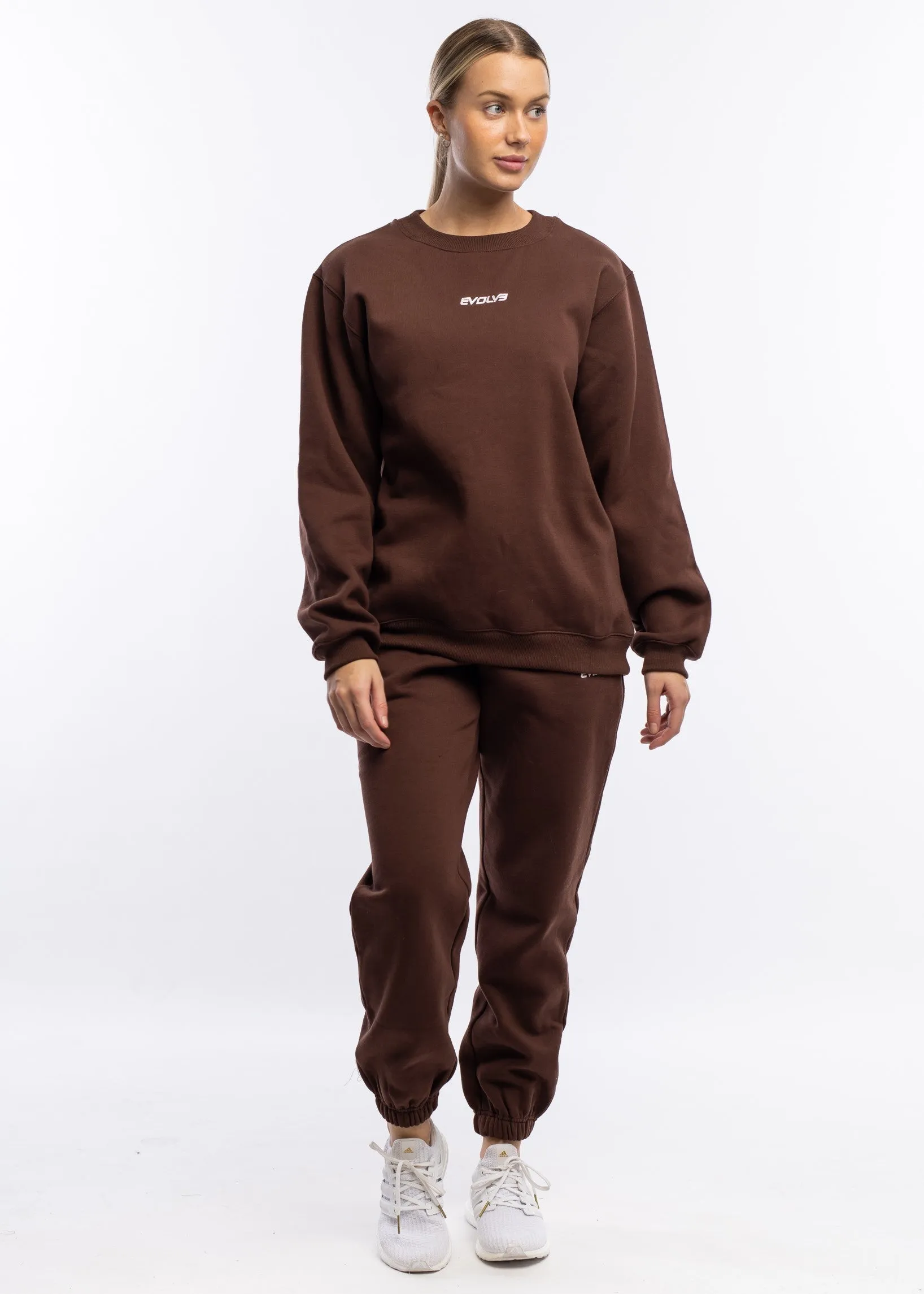 Oversized Crewneck - Chocolate