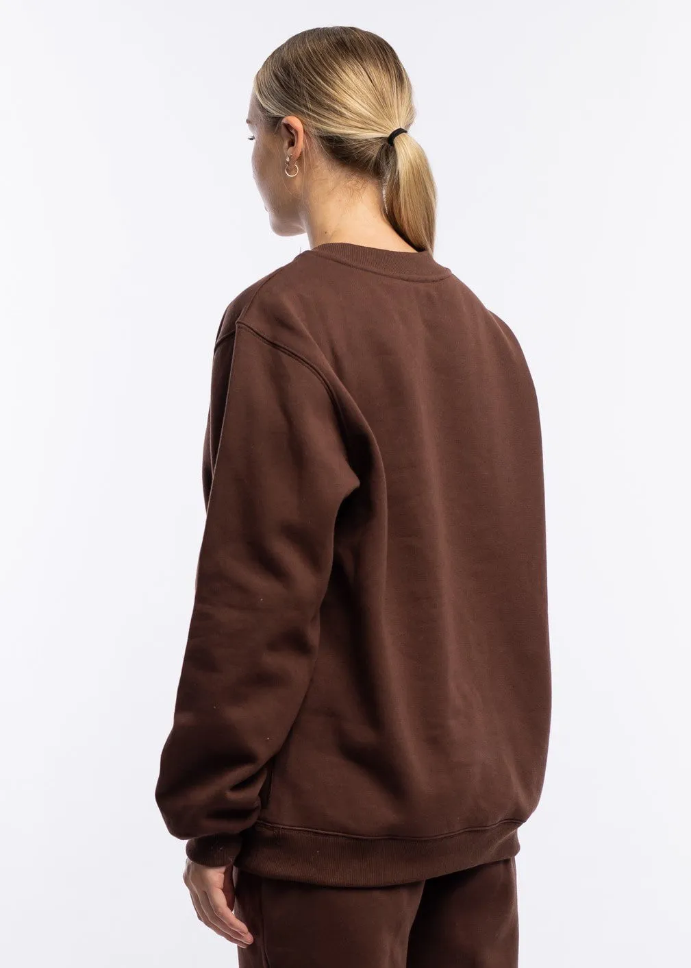 Oversized Crewneck - Chocolate