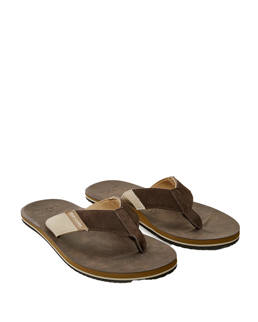 Oxford Flip Flops in Brown