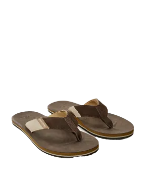 Oxford Flip Flops in Brown