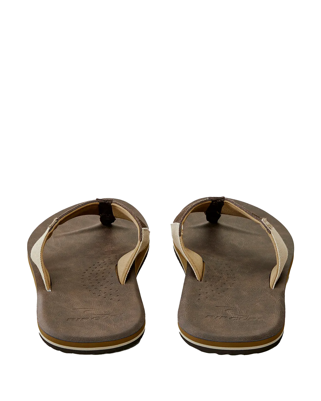 Oxford Flip Flops in Brown