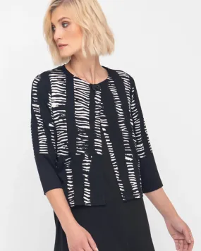 Ozai N Ku Bliss Crop Cardigan, Black