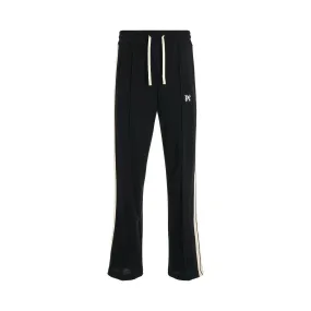 PA Monogram Piquet Trackpants in Black/Off White