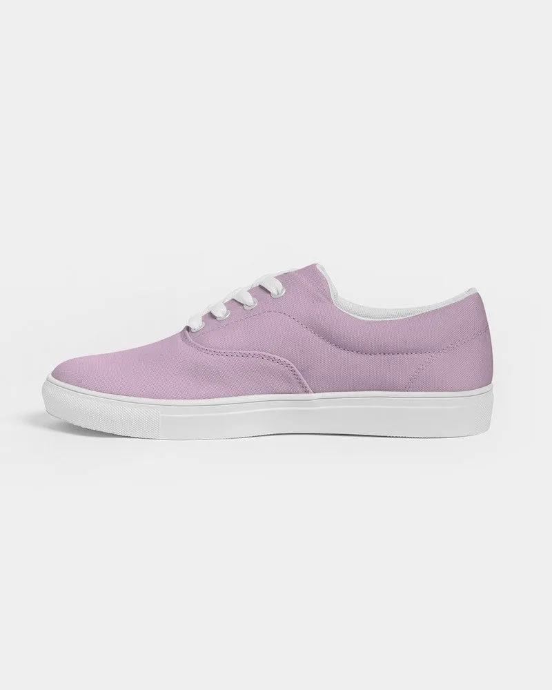 Pale Pastel Magenta Purple Men's Canvas Sneakers | Men's | Bright Pale Pastel Magenta Purple | C8M30Y0K0