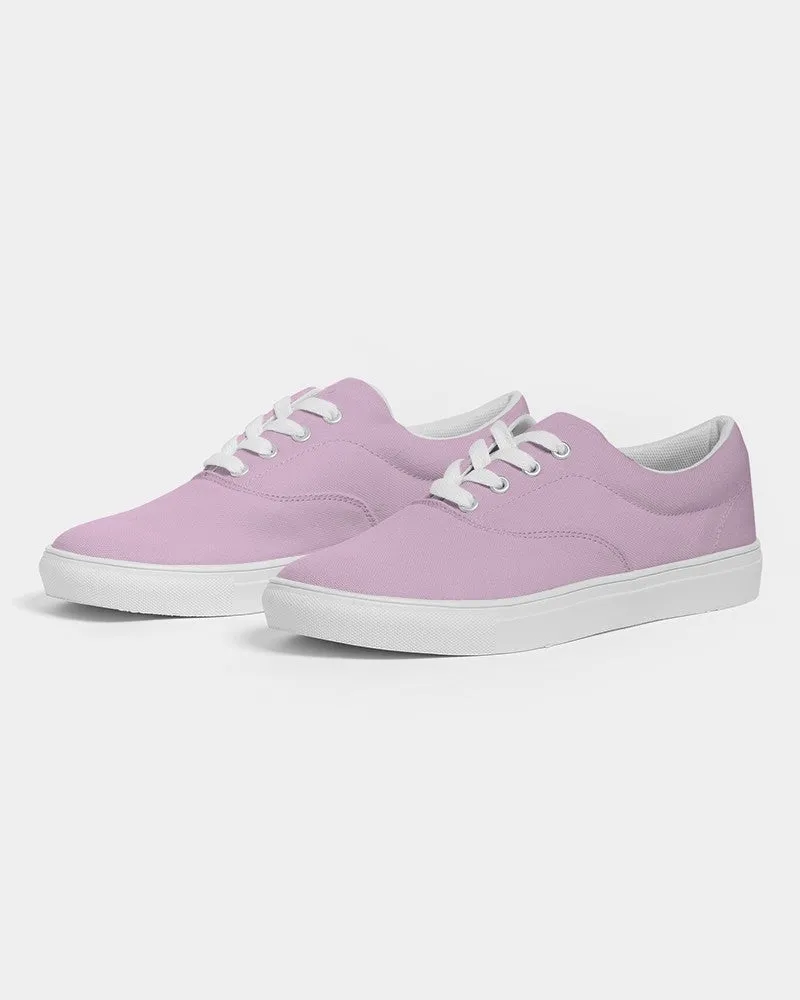 Pale Pastel Magenta Purple Men's Canvas Sneakers | Men's | Bright Pale Pastel Magenta Purple | C8M30Y0K0