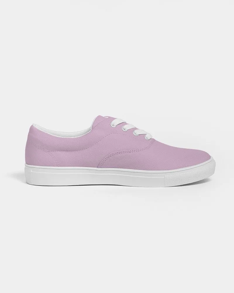 Pale Pastel Magenta Purple Men's Canvas Sneakers | Men's | Bright Pale Pastel Magenta Purple | C8M30Y0K0