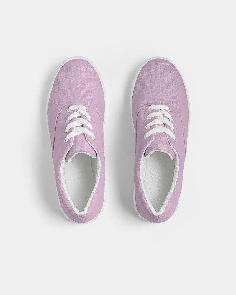 Pale Pastel Magenta Purple Men's Canvas Sneakers | Men's | Bright Pale Pastel Magenta Purple | C8M30Y0K0