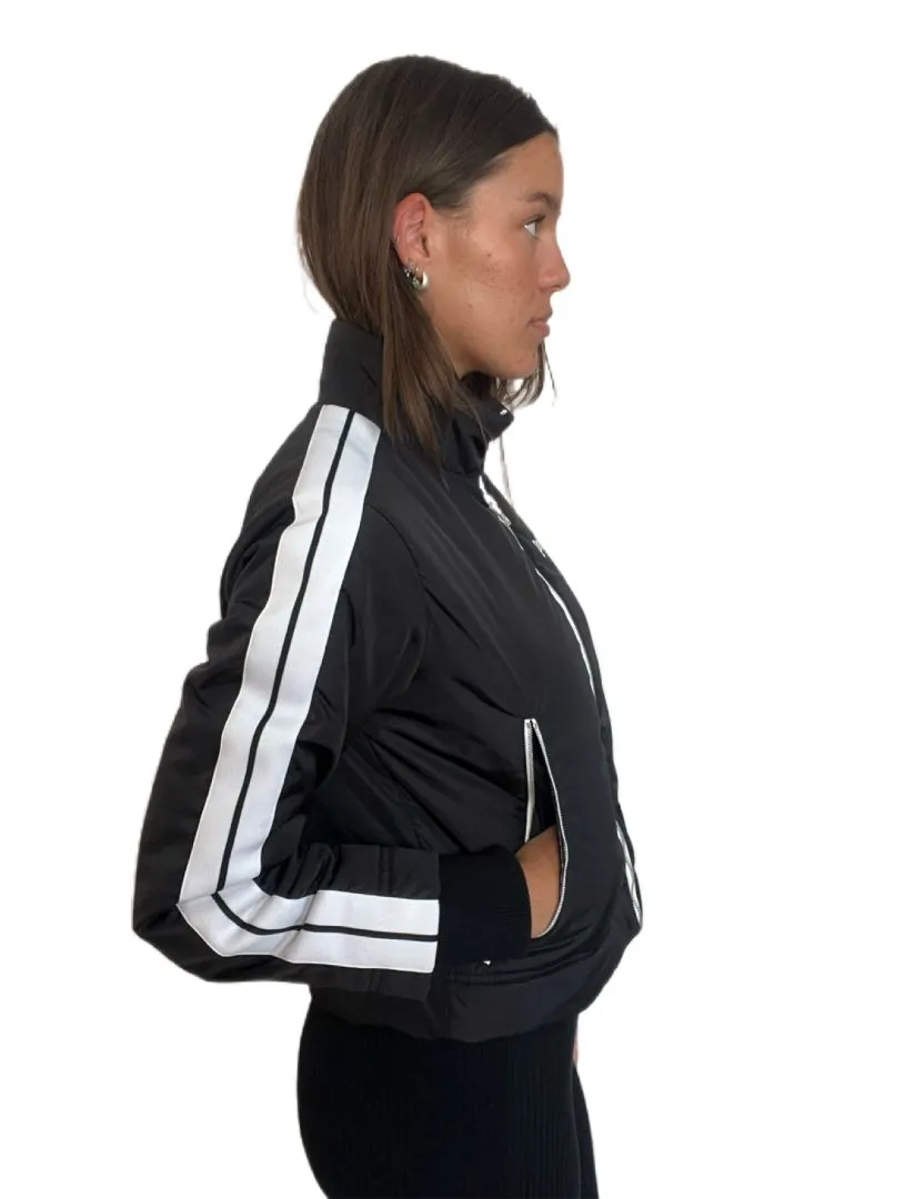 Palm Angels Light Weight Puffer Black/White Size S