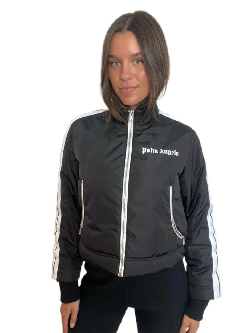 Palm Angels Light Weight Puffer Black/White Size S