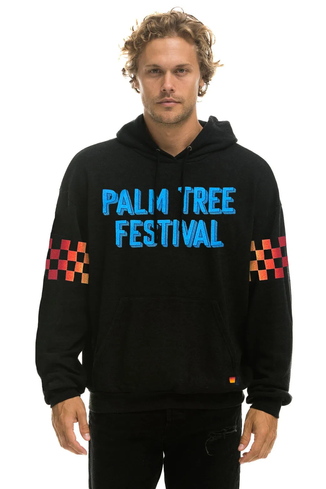 PALM TREE FESTIVAL ASPEN 2023 PULLOVER HOODIE RELAXED - BLACK