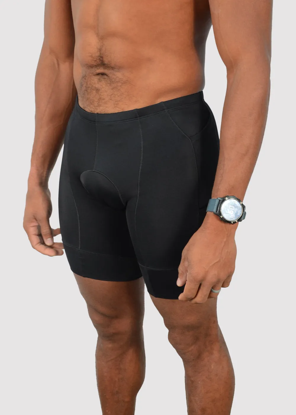 Pantalón corto de triatlón de 4 bolsillos Mobius para hombre