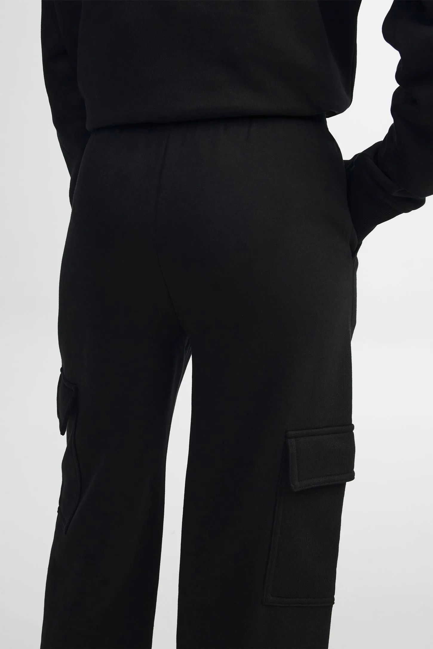 Pantalon coton ouaté jambe large cargo - Ado fille