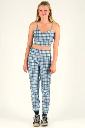 Pants - Flannel Blue Plaid