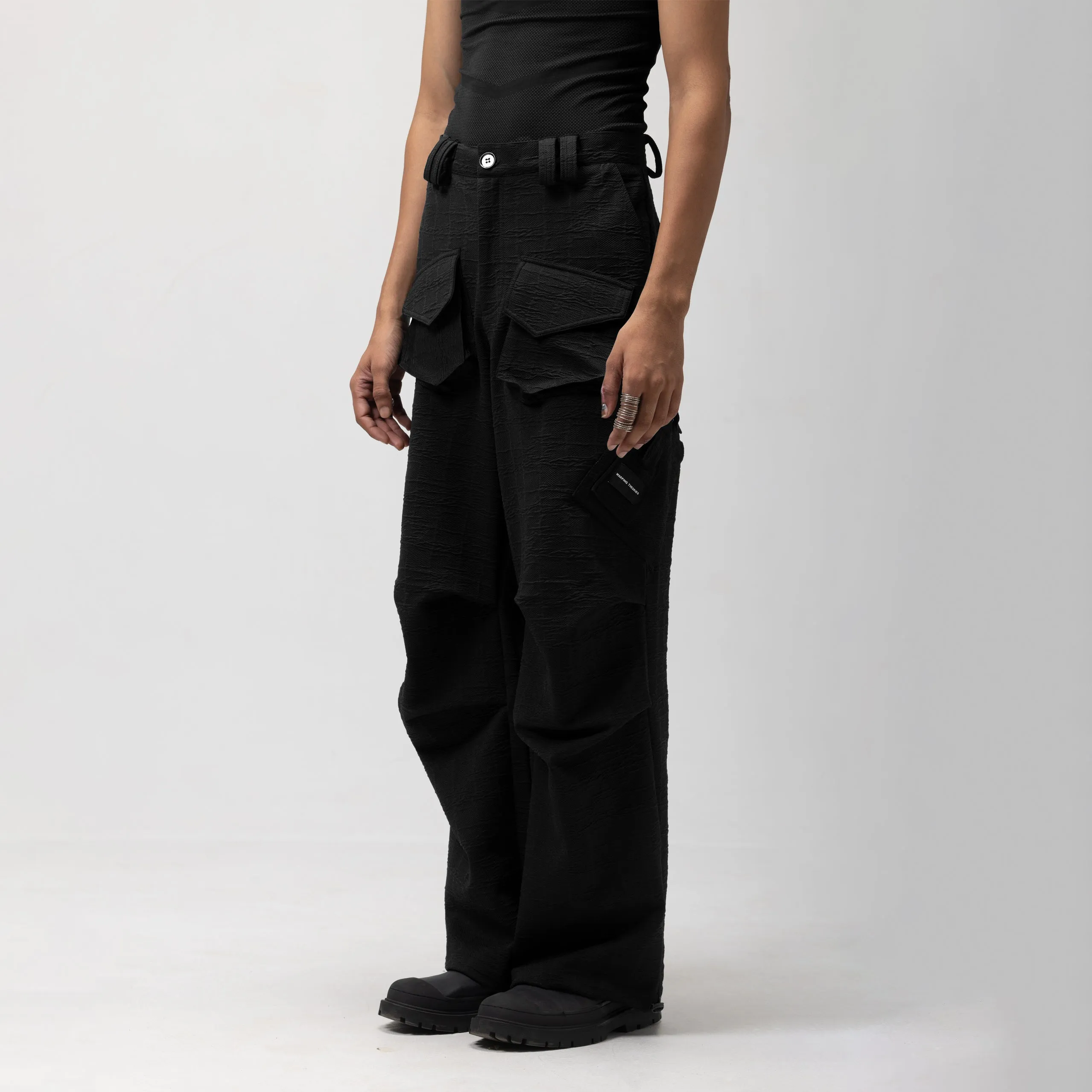 PARACHUTE PANTS TYPE -2/ TEXTURED