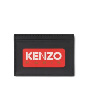 Paris Leather Cardholder in Black