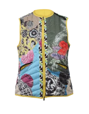 Parrot Print Puffer Vest
