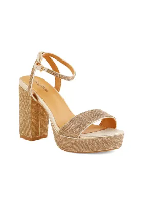 Party Wear Sandal I23459-Golden