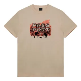 Pass-Port Brush Fire Tee Sand