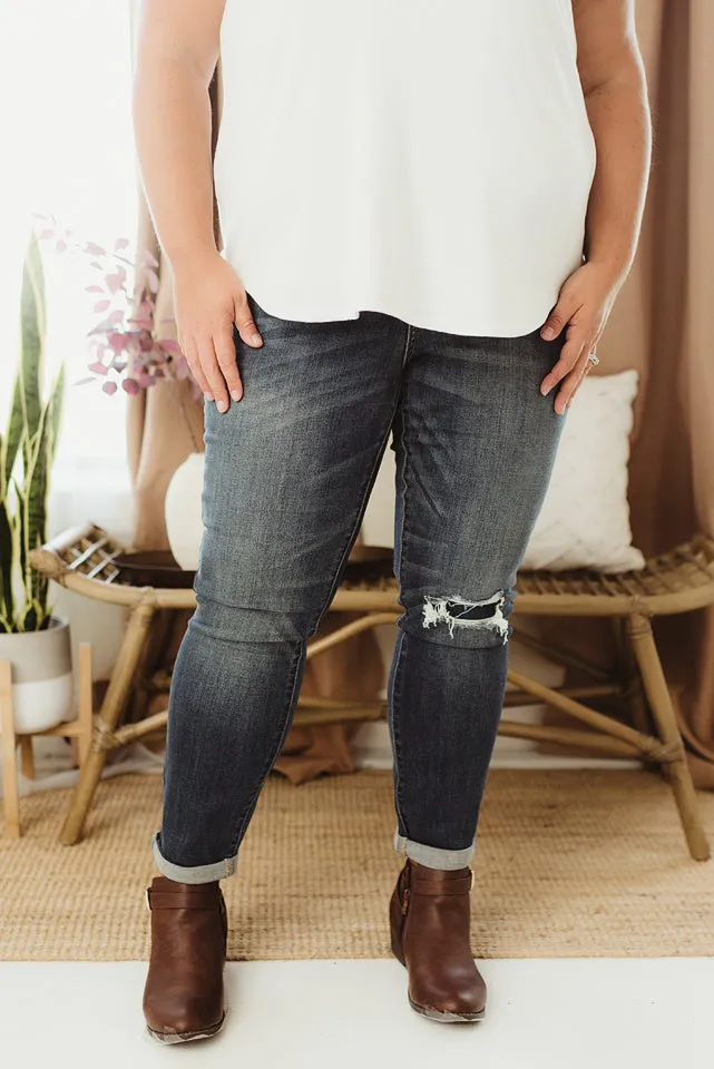 Patch Boyfriend Jeans