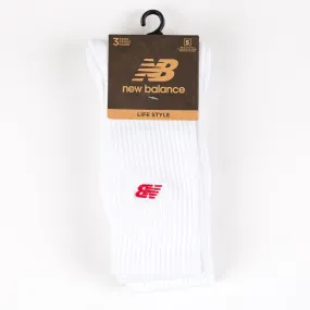 Patch Logo Crew Socks 3 Pairs | The Firm Shop