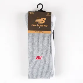 Patch Logo Crew Socks 3 Pairs | The Firm Shop