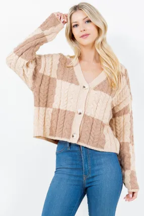 PATCHWORK CARDIGAN