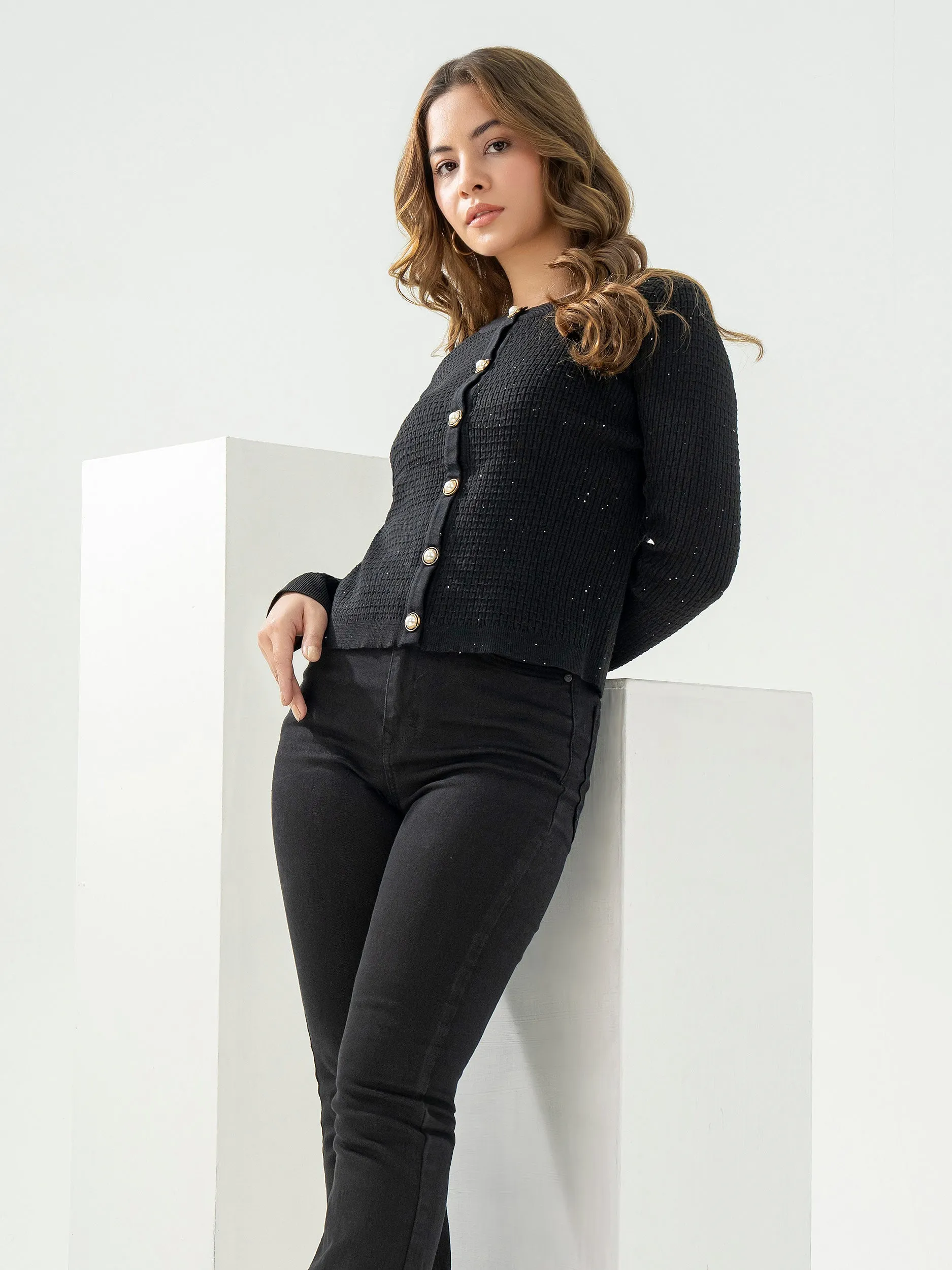 Patterned Woolen Sweater