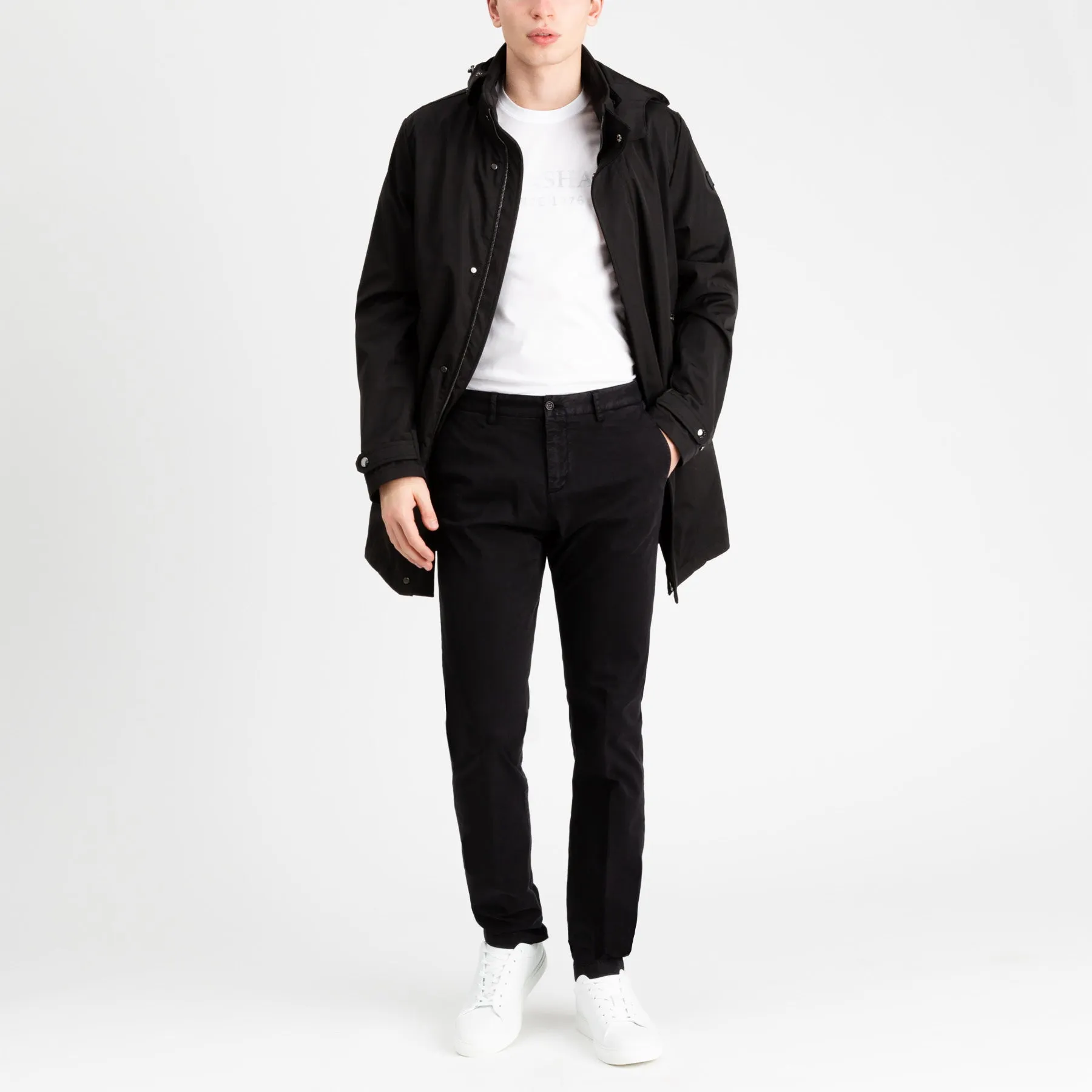 Paul & Shark Trousers Regular Fit Chino | Black