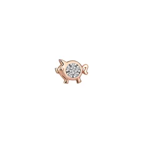 Pavé Piggy Stud Earring