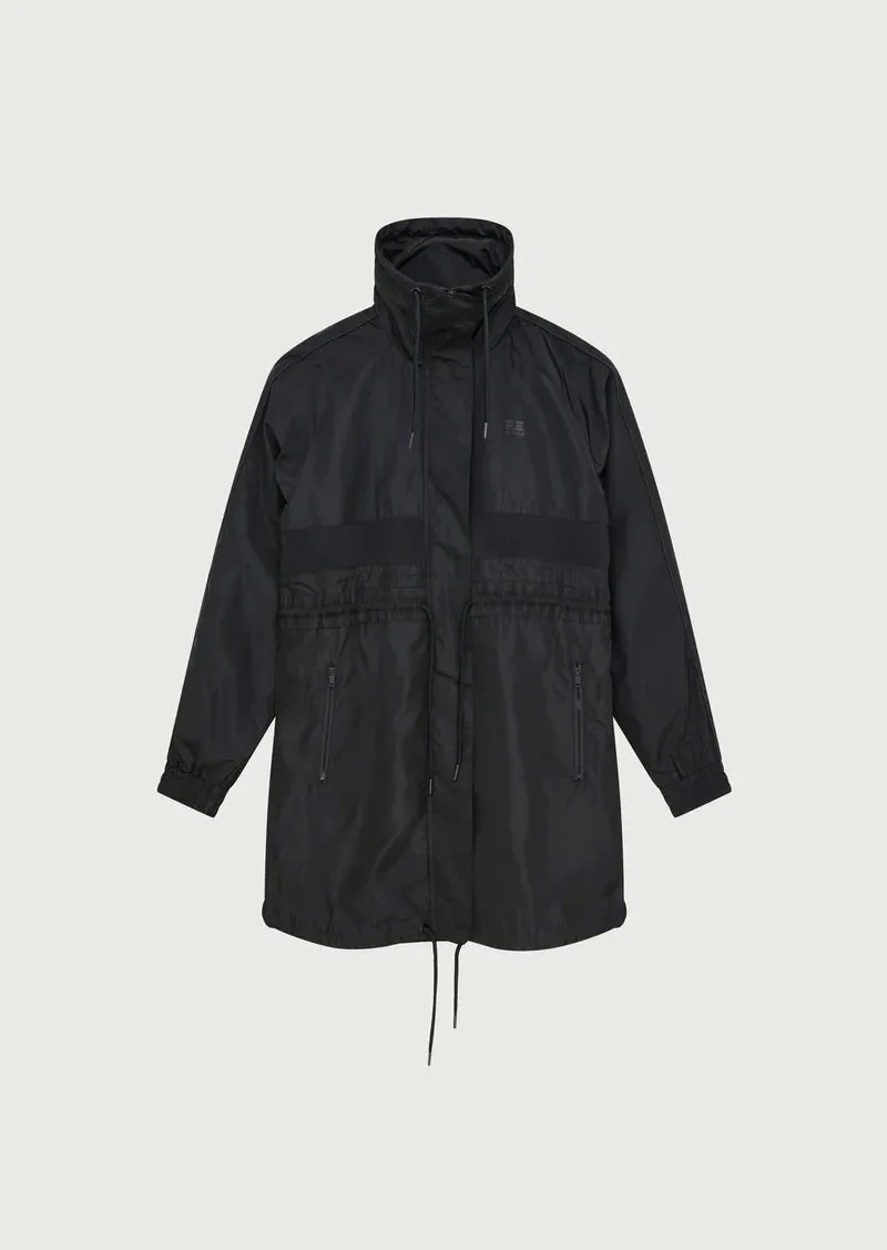 P.E Nation Mid Length Man Down Jacket - Black