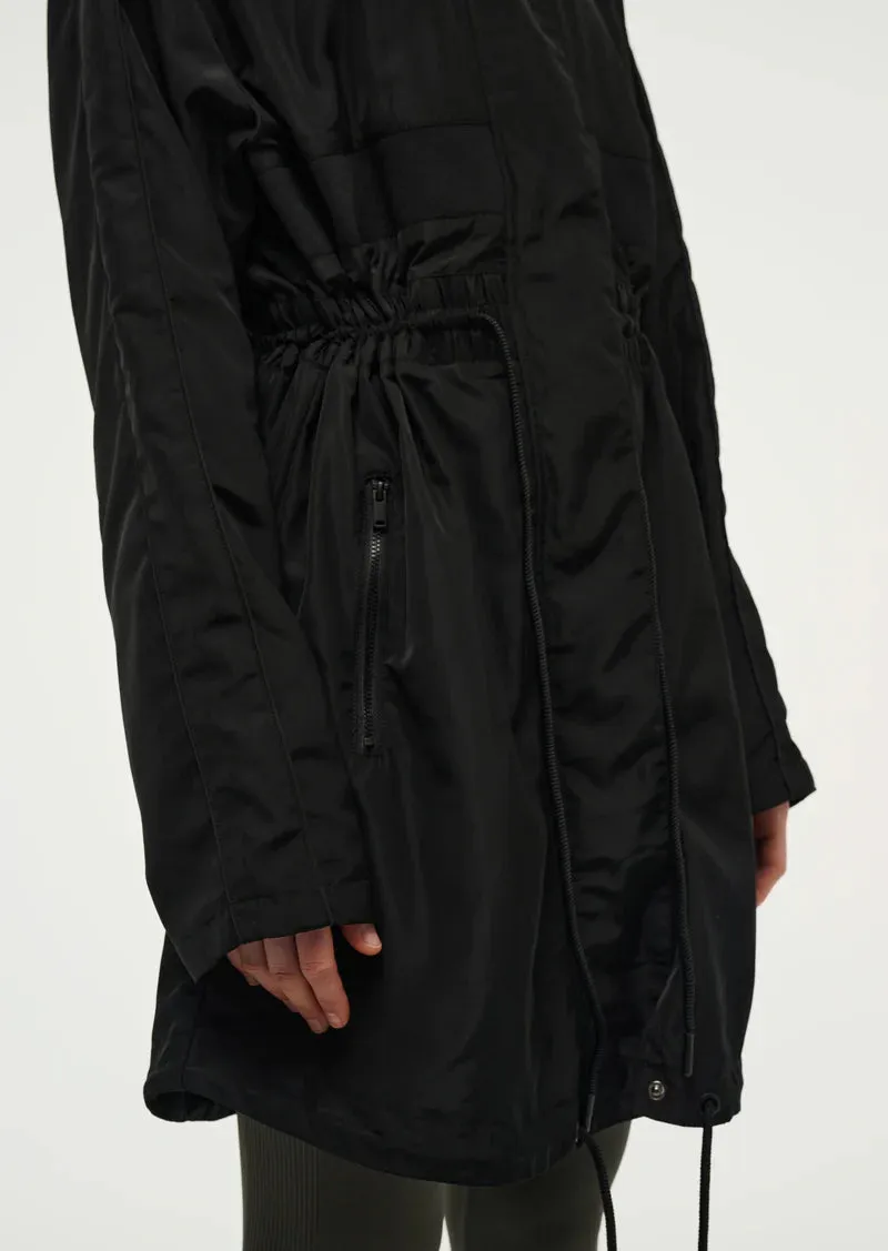 P.E Nation Mid Length Man Down Jacket - Black