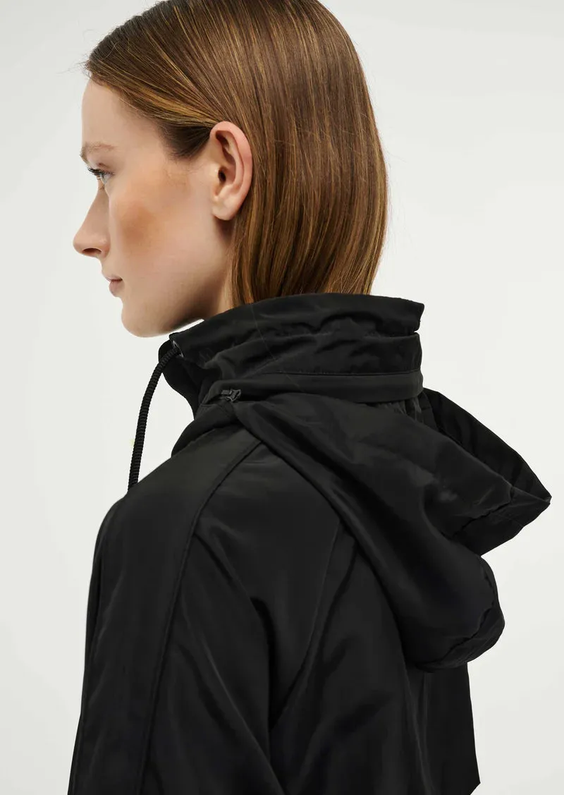 P.E Nation Mid Length Man Down Jacket - Black