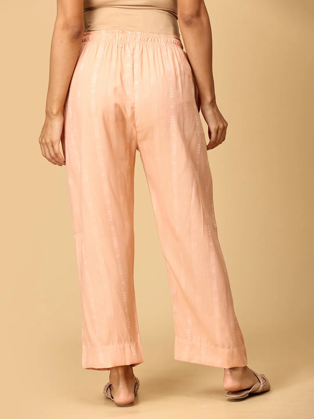 Peach Plush Maternity and Nursing Co Ord Set