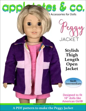 Peggy Jacket 18 Inch Doll Sewing Pattern