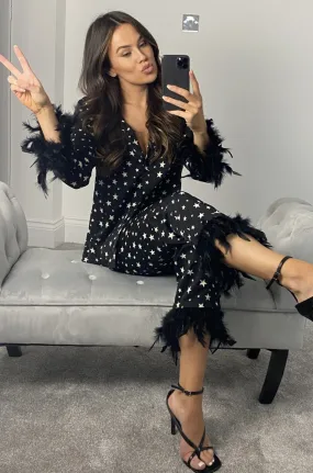 Feather Slippers