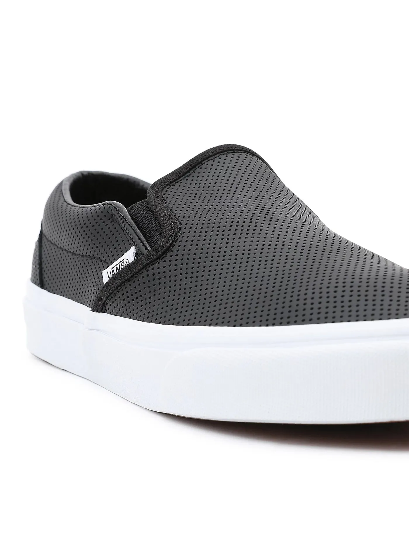 Perf Leather Slip On Shoes