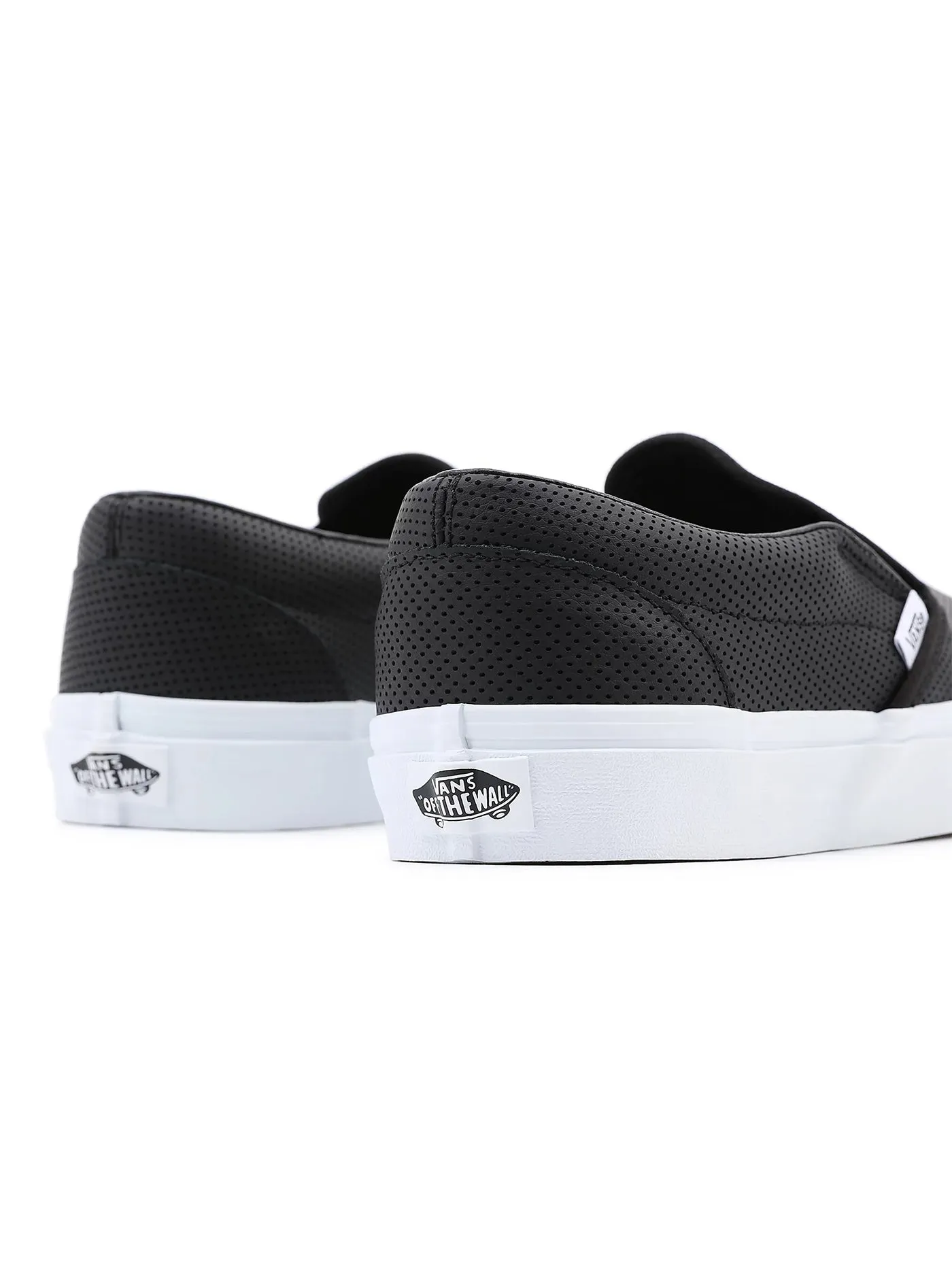 Perf Leather Slip On Shoes